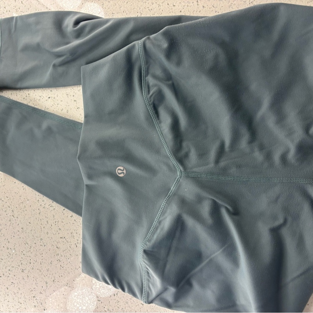 lululemon athletica Gray/ green Leggings